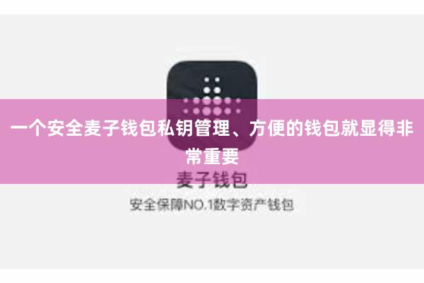 一个安全麦子钱包私钥管理、方便的钱包就显得非常重要